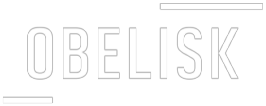 Obelisk logo klein wit